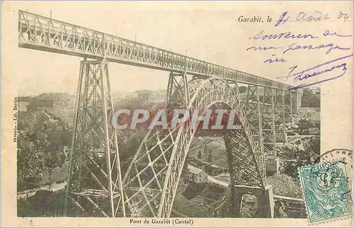 Cartes postales Garabit (Cantal) Pont de Garabit