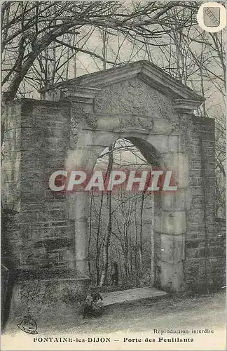 Cartes postales Fontaine les Dijon Porte des Feuillants