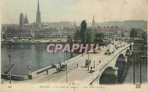 Cartes postales Rouen Le Pont de Peirre