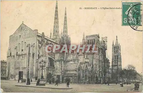Cartes postales Bordeaux L'Eglise Saint Andre