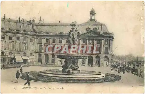 Cartes postales Bordeaux La Bourse