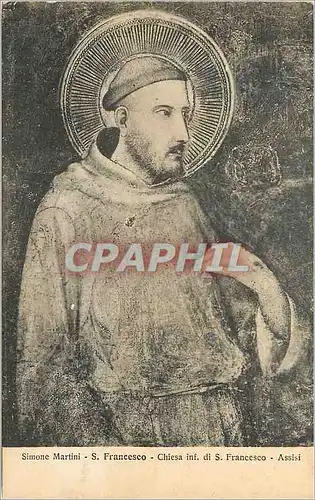 Cartes postales Assisi Simone Martini S Francesco Chiesa inf di S Francesco