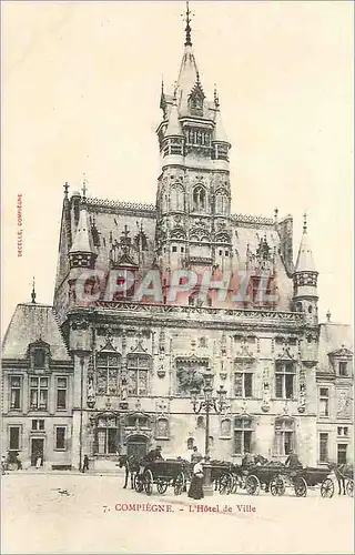 Cartes postales Compiegne L'Hotel de Ville