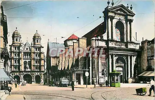 Moderne Karte Dijon Place du Theatre Bourse du Commerce