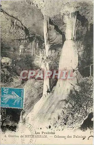 Cartes postales Grottes de Betharram Colonne des Palmiers Les Pyrenees