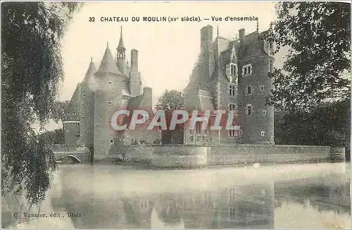 Cartes postales Chateau du Moulin (XVe siecle) Vue d'Ensemble