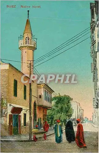 Cartes postales Suez Native Street