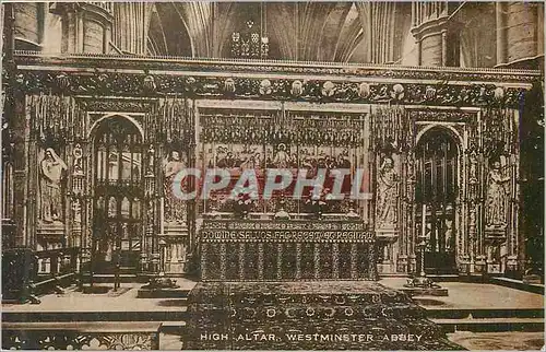 Cartes postales High Altar Westminster Abbey