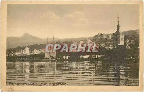 Cartes postales Evian les Bains Vue Generale