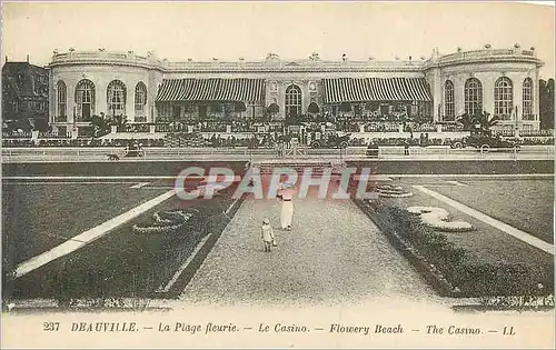 Cartes postales Deauville La Plage Fleurie Le Casino