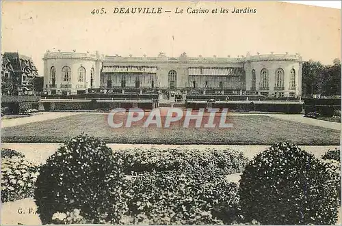 Ansichtskarte AK Deauville Le Casino et les Jardins