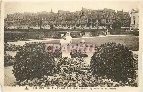 Cartes postales Deauville Plage Fleurie Normandy Hotel et les Jardins