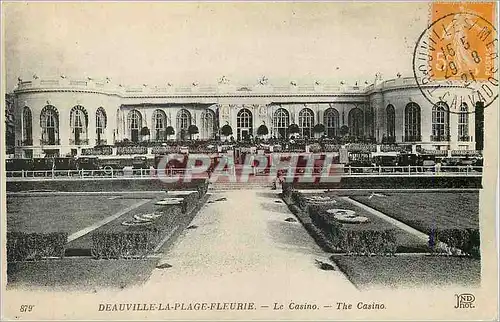 Cartes postales Deauville La Plage Fleurie Le Casino