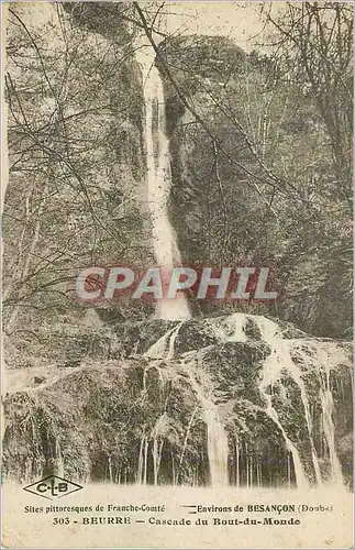 Cartes postales Environs de Besancon (Doubs) Beurre Cascade du Bout du Monde