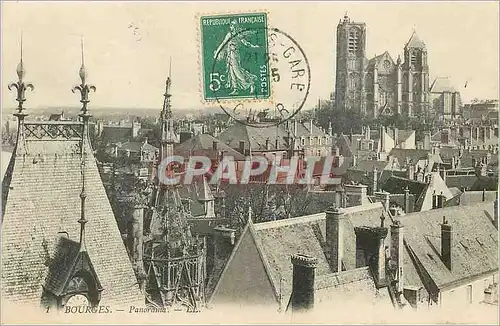 Cartes postales Bourges Panorama