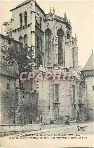 Ansichtskarte AK Chambery Abside de la Ste Chapelle (XIIe Siecle)