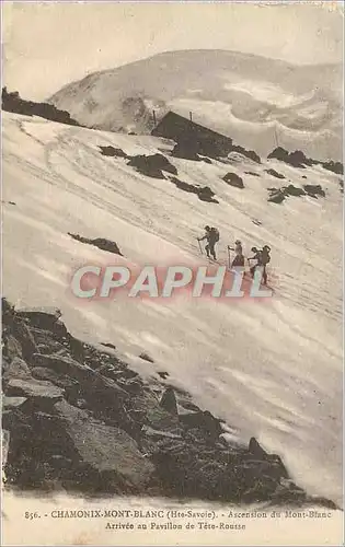 Ansichtskarte AK Chamonix Mont Blanc (Hte Savoie) Ascension du Mont Blanc Alpinisme