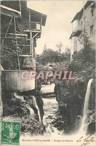 Ansichtskarte AK Environs d'Aix les Bains Gorges du Sierroz