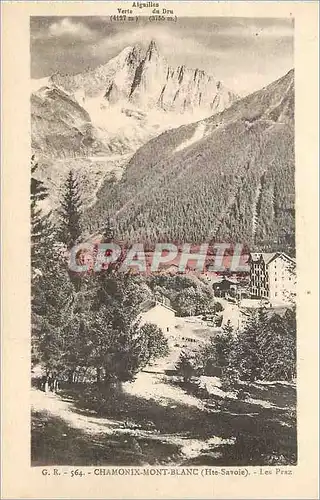 Cartes postales Chamonix Mont Blanc (Hte Savoie) Les Praz