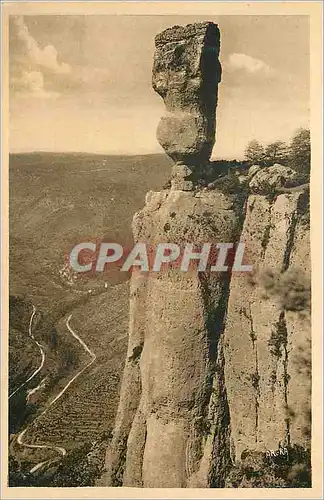 Ansichtskarte AK Vallee de la Jonte Le Vase de Sevres Au fond Peyreleau Le Rozier