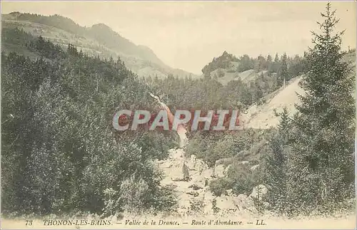 Ansichtskarte AK Thonon les Bains Vallee de la Drance Route d'Abondance