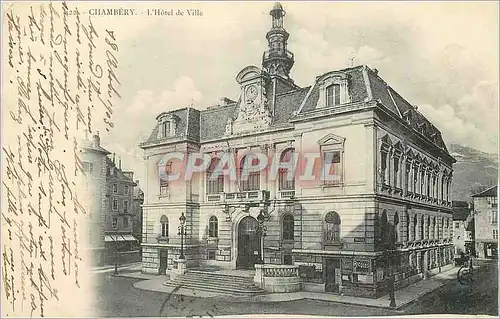 Cartes postales Chambery L'Hotel de Ville (carte 1900)
