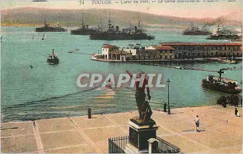 Cartes postales Toulon Carre du Port Bateaux