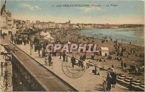 Cartes postales Les Sables d'Olonne (Vendee) la Plage