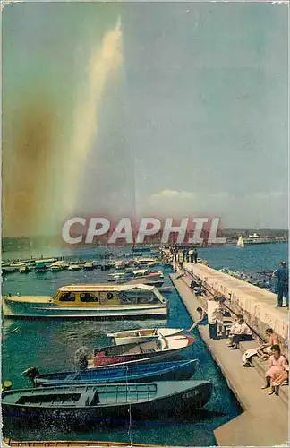 Cartes postales moderne Geneve le Jet d'Eau (120m)