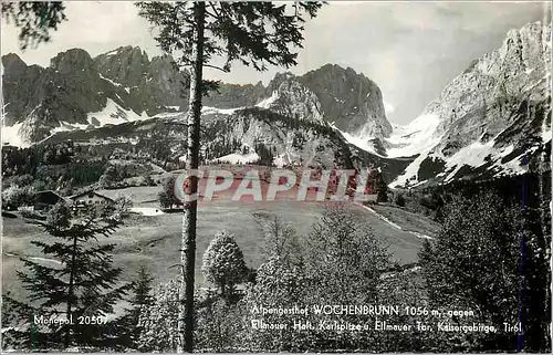 Moderne Karte Alpengasthof Wochenbbrunn 1056m Gegen