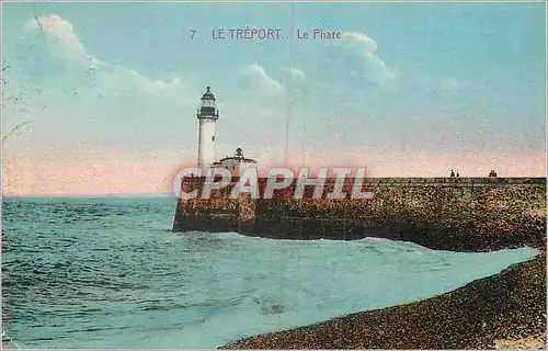 Moderne Karte Le Treport le Phare