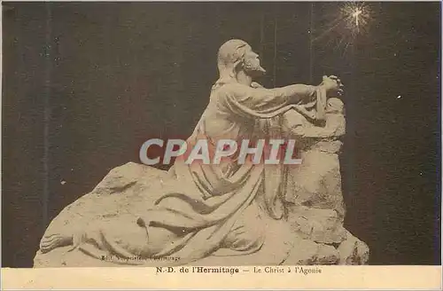 Ansichtskarte AK N D de l'Hermitage le Christ a l'Agonie