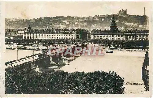 Moderne Karte Lyon le Pont de la Guillotiere