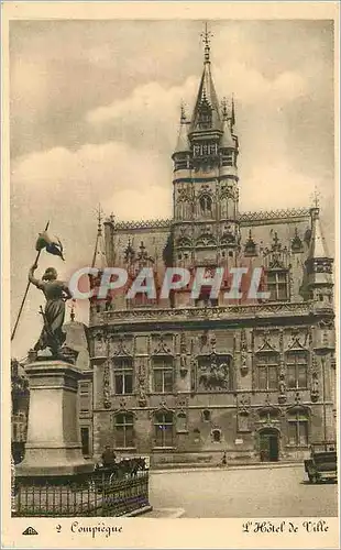 Cartes postales Compiegne l'Hotel de Ville
