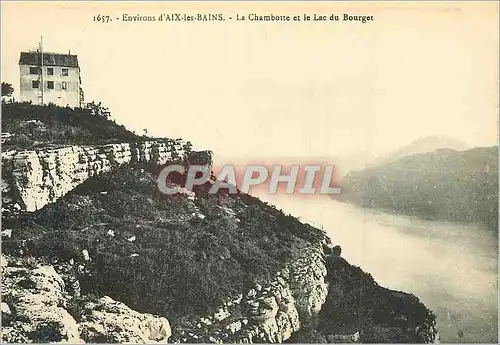 Cartes postales Environs d'Aix les Bains la Chambotte et le Lac du Bourget