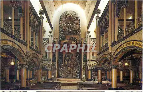 Moderne Karte Montreal Quebec Chapelle du Sacre Coeur Basilique Notre Dame