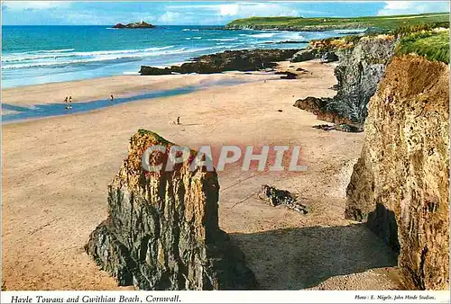 Cartes postales moderne Cornwall Havle Towans and Gwithian Beach