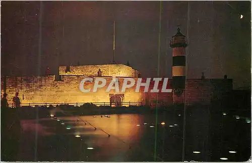 Cartes postales moderne Southsea the Castle Floodlit