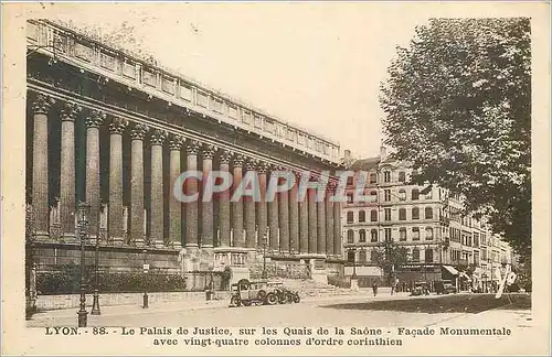 Ansichtskarte AK Lyon Le Palais de Justice sur les Quais de la Saone Facade Monumentale avec les 24 Colonnes d'Or