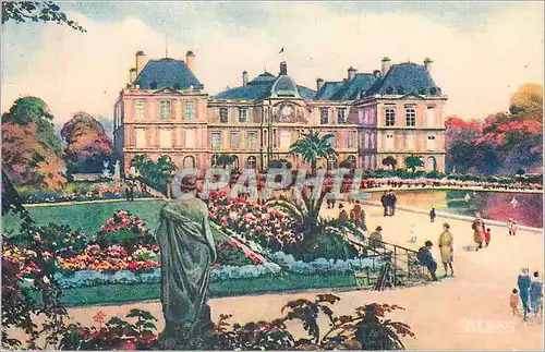 Ansichtskarte AK Les Jolis Coins de Paris Jardin et Palais du Luxembourg