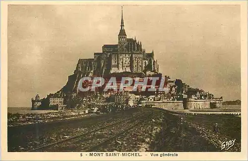 Cartes postales Mont Saint Michel Vue Generale