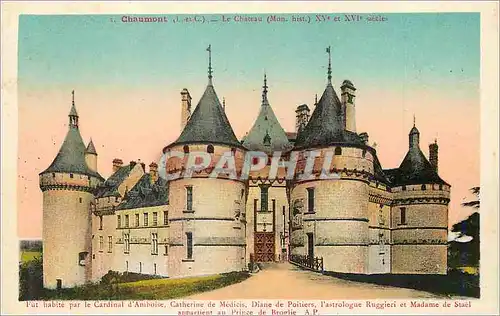 Cartes postales Chaumont (L et C) Le Chateau (Mon His) XVe et XVIe Siecle