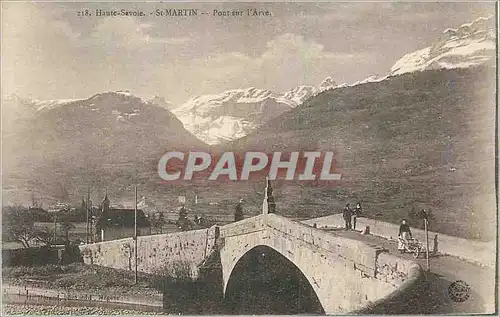 Cartes postales St Martin Haute Savoie Pont l'Arve