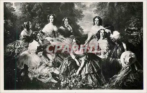 Cartes postales Musee National de Malmaison L'Imperatrice Eugenie et ses Dames d'Honneur