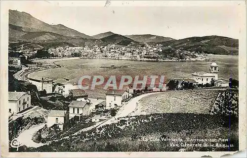 Cartes postales moderne La Cote Vermeille Banyuls sur Mer Vue Generale