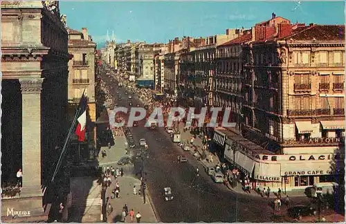 Cartes postales moderne Marseille La Canebiere