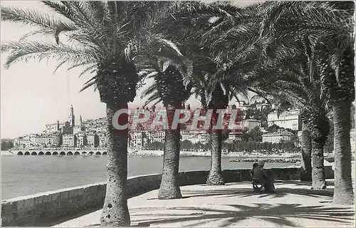 Cartes postales moderne Menton La Cote d'Azur Vue Generale