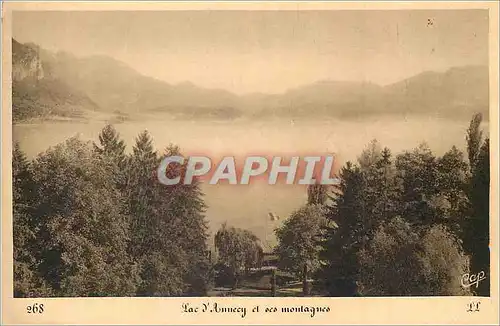 Cartes postales Lac d'Annecy et ses Montagnes