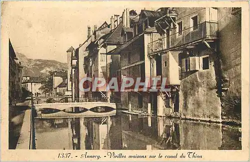 Cartes postales Annecy Vieilles Maisons sur le Canal du Thiou