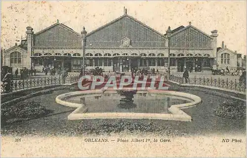 Cartes postales Orleans Place Albert Ier La Gare